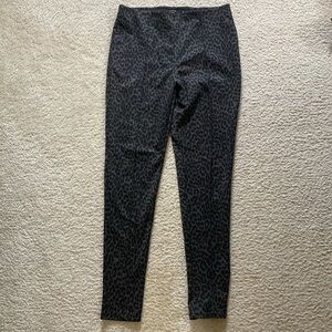 Tahari Ladies Pull-On Elastic Waist Animal Print Pants Size M